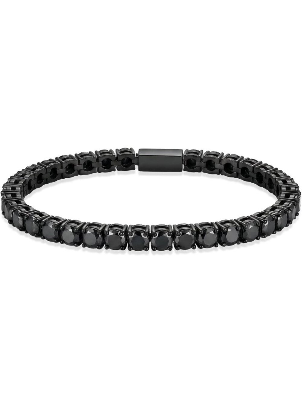 Elegant 5mm Cubic Zirconia Tennis Bracelet for Men & Women - Perfect Gift!